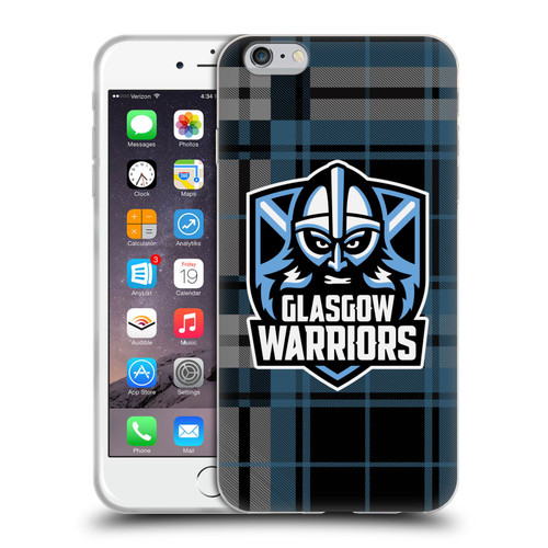 Glasgow Warriors Logo Tartan Soft Gel Case for Apple iPhone 6 Plus / iPhone 6s Plus