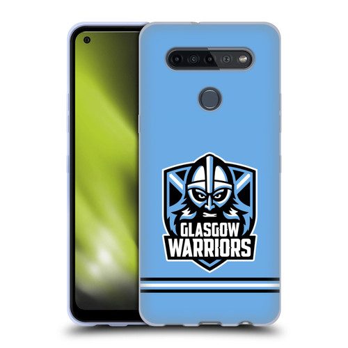 Glasgow Warriors Logo Stripes Blue Soft Gel Case for LG K51S