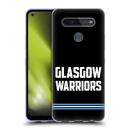 Glasgow Warriors Logo Text Type Black Soft Gel Case for LG K51S