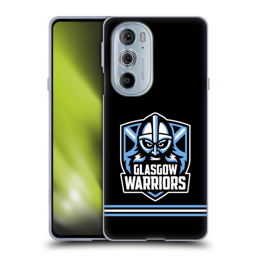 Glasgow Warriors Logo Stripes Black Soft Gel Case for Motorola Edge X30