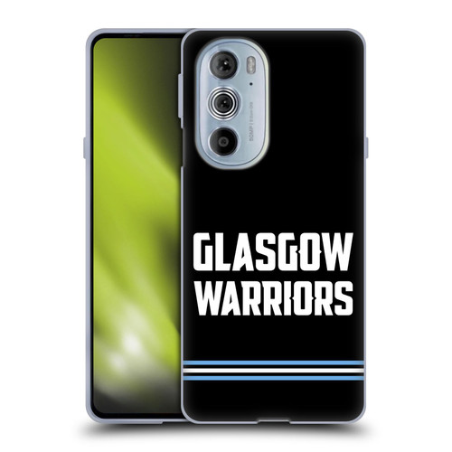 Glasgow Warriors Logo Text Type Black Soft Gel Case for Motorola Edge X30