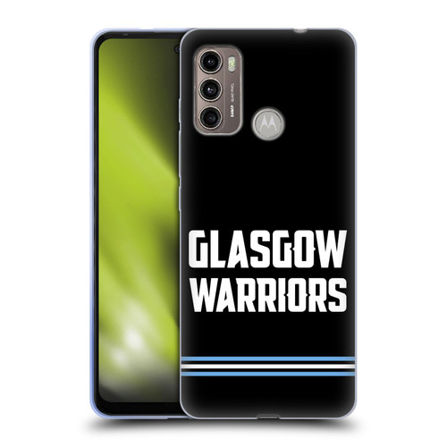 Glasgow Warriors Logo Text Type Black Soft Gel Case for Motorola Moto G60 / Moto G40 Fusion