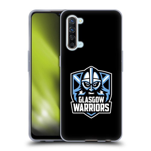 Glasgow Warriors Logo Plain Black Soft Gel Case for OPPO Find X2 Lite 5G