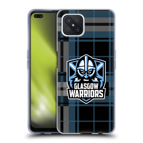 Glasgow Warriors Logo Tartan Soft Gel Case for OPPO Reno4 Z 5G
