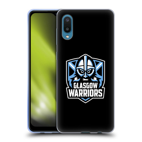 Glasgow Warriors Logo Plain Black Soft Gel Case for Samsung Galaxy A02/M02 (2021)