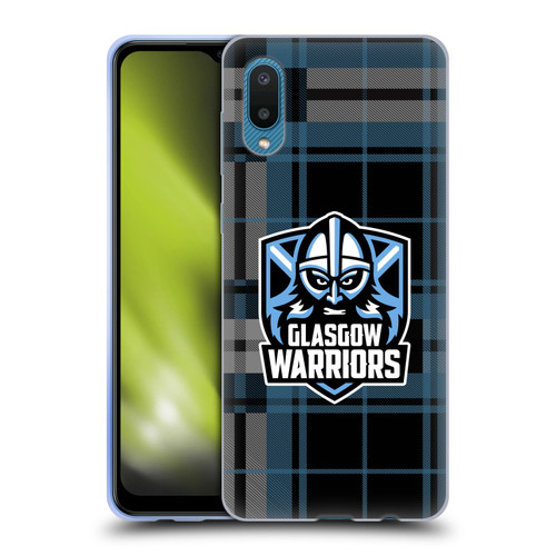 Glasgow Warriors Logo Tartan Soft Gel Case for Samsung Galaxy A02/M02 (2021)