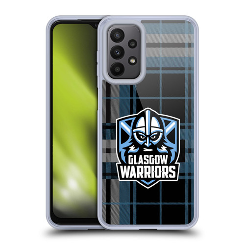 Glasgow Warriors Logo Tartan Soft Gel Case for Samsung Galaxy A23 / 5G (2022)