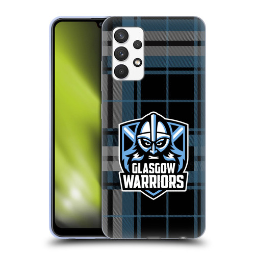 Glasgow Warriors Logo Tartan Soft Gel Case for Samsung Galaxy A32 (2021)