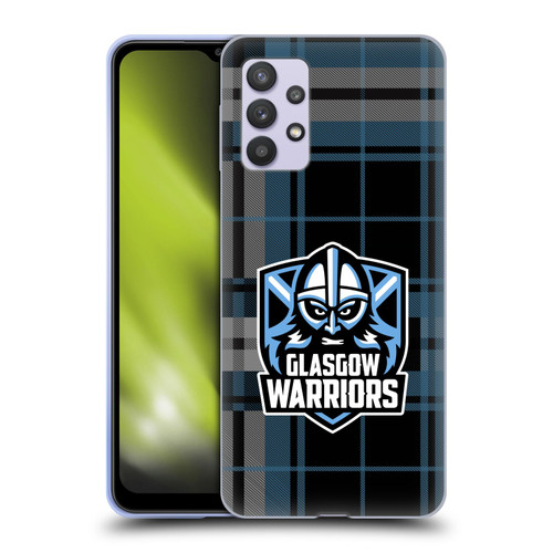 Glasgow Warriors Logo Tartan Soft Gel Case for Samsung Galaxy A32 5G / M32 5G (2021)