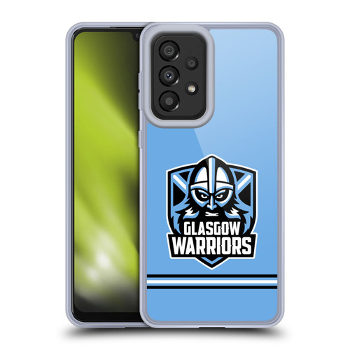 Glasgow Warriors Logo Stripes Blue Soft Gel Case for Samsung Galaxy A33 5G (2022)