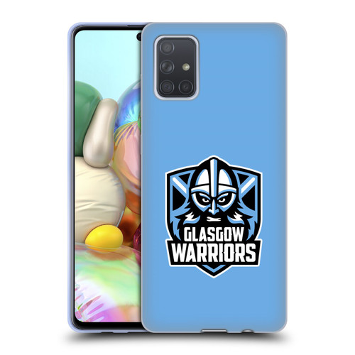 Glasgow Warriors Logo Plain Blue Soft Gel Case for Samsung Galaxy A71 (2019)