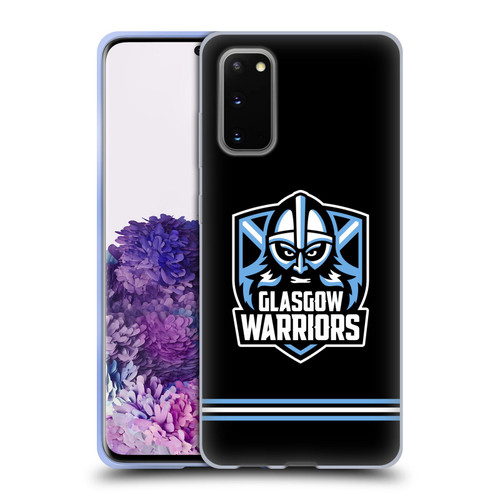 Glasgow Warriors Logo Stripes Black Soft Gel Case for Samsung Galaxy S20 / S20 5G