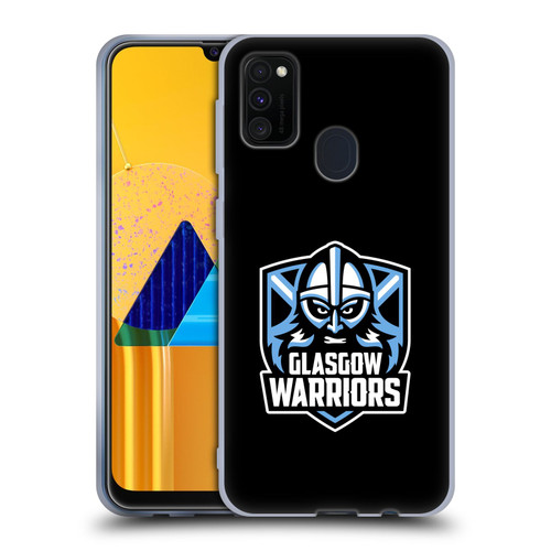 Glasgow Warriors Logo Plain Black Soft Gel Case for Samsung Galaxy M30s (2019)/M21 (2020)