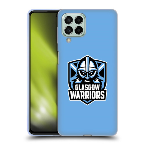 Glasgow Warriors Logo Plain Blue Soft Gel Case for Samsung Galaxy M53 (2022)