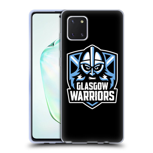 Glasgow Warriors Logo Plain Black Soft Gel Case for Samsung Galaxy Note10 Lite