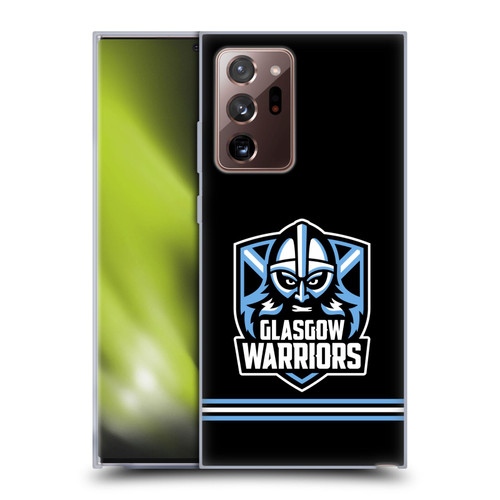 Glasgow Warriors Logo Stripes Black Soft Gel Case for Samsung Galaxy Note20 Ultra / 5G
