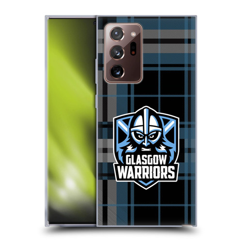 Glasgow Warriors Logo Tartan Soft Gel Case for Samsung Galaxy Note20 Ultra / 5G