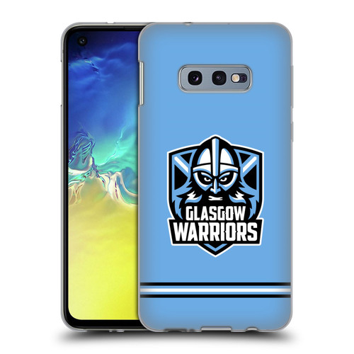 Glasgow Warriors Logo Stripes Blue Soft Gel Case for Samsung Galaxy S10e