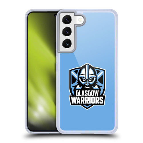Glasgow Warriors Logo Plain Blue Soft Gel Case for Samsung Galaxy S22 5G