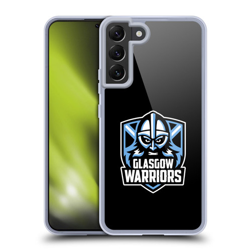 Glasgow Warriors Logo Plain Black Soft Gel Case for Samsung Galaxy S22+ 5G