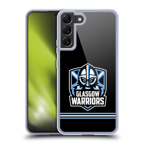 Glasgow Warriors Logo Stripes Black Soft Gel Case for Samsung Galaxy S22+ 5G