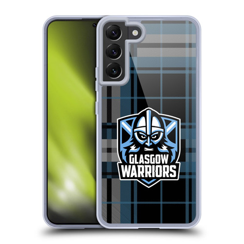 Glasgow Warriors Logo Tartan Soft Gel Case for Samsung Galaxy S22+ 5G
