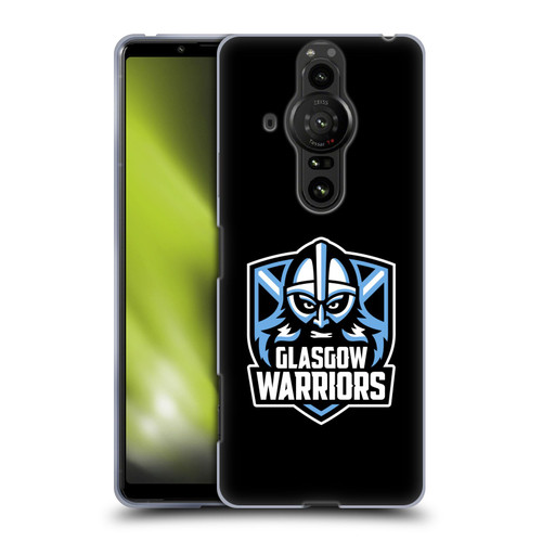 Glasgow Warriors Logo Plain Black Soft Gel Case for Sony Xperia Pro-I