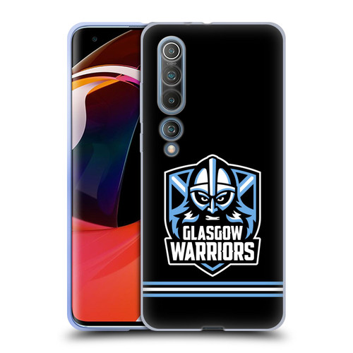 Glasgow Warriors Logo Stripes Black Soft Gel Case for Xiaomi Mi 10 5G / Mi 10 Pro 5G