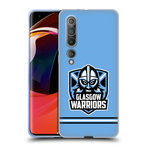 Glasgow Warriors Logo Stripes Blue Soft Gel Case for Xiaomi Mi 10 5G / Mi 10 Pro 5G