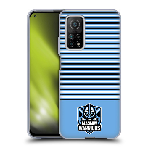 Glasgow Warriors Logo Stripes Blue 2 Soft Gel Case for Xiaomi Mi 10T 5G