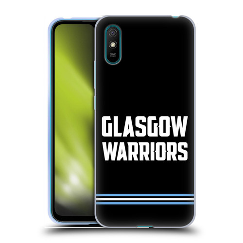 Glasgow Warriors Logo Text Type Black Soft Gel Case for Xiaomi Redmi 9A / Redmi 9AT