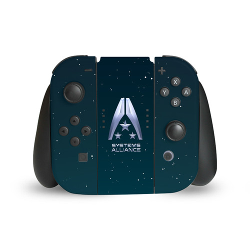 EA Bioware Mass Effect Graphics Systems Alliance Logo Vinyl Sticker Skin Decal Cover for Nintendo Switch Joy Controller