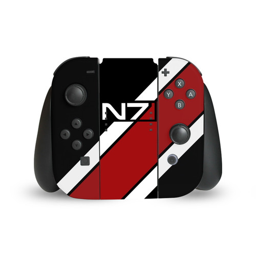 EA Bioware Mass Effect Graphics N7 Logo Stripes Vinyl Sticker Skin Decal Cover for Nintendo Switch Joy Controller