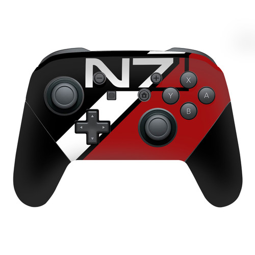 EA Bioware Mass Effect Graphics N7 Logo Stripes Vinyl Sticker Skin Decal Cover for Nintendo Switch Pro Controller