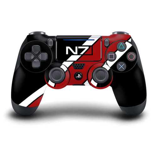 EA Bioware Mass Effect Graphics N7 Logo Stripes Vinyl Sticker Skin Decal Cover for Sony DualShock 4 Controller