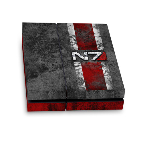 EA Bioware Mass Effect Graphics N7 Logo Distressed Vinyl Sticker Skin Decal Cover for Sony PS4 Console