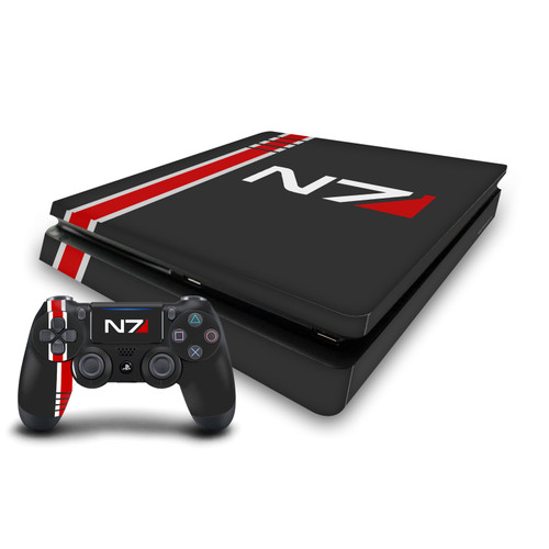 EA Bioware Mass Effect Graphics N7 Logo Vinyl Sticker Skin Decal Cover for Sony PS4 Slim Console & Controller