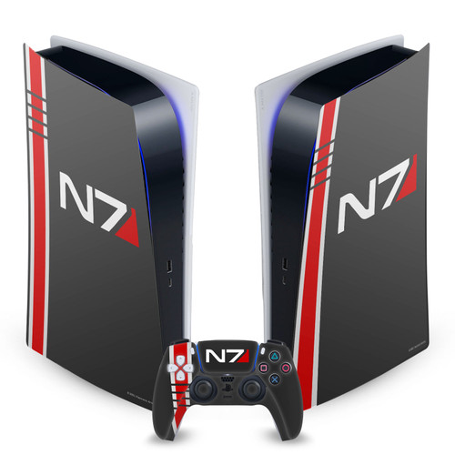 EA Bioware Mass Effect Graphics N7 Logo Vinyl Sticker Skin Decal Cover for Sony PS5 Digital Edition Bundle