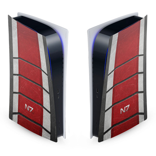 EA Bioware Mass Effect Graphics N7 Logo Armor Vinyl Sticker Skin Decal Cover for Sony PS5 Digital Edition Console