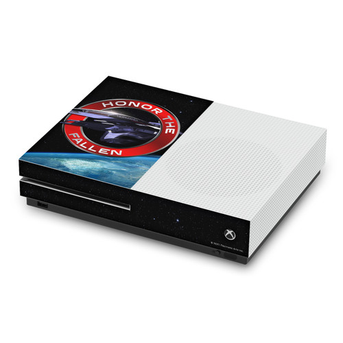 EA Bioware Mass Effect Graphics Normandy SR1 Vinyl Sticker Skin Decal Cover for Microsoft Xbox One S Console