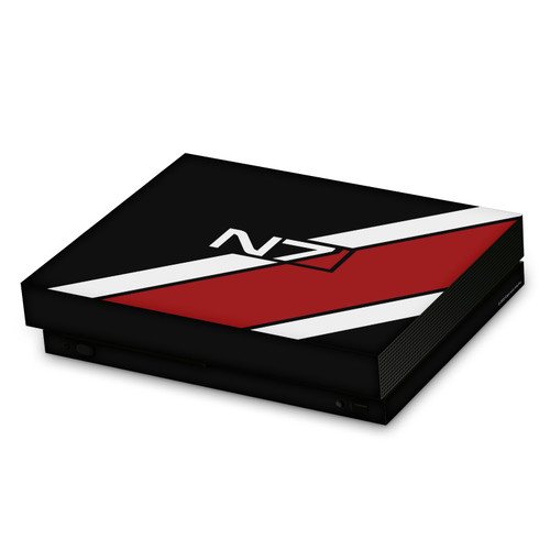 EA Bioware Mass Effect Graphics N7 Logo Stripes Vinyl Sticker Skin Decal Cover for Microsoft Xbox One X Console