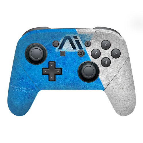 EA Bioware Mass Effect Andromeda Graphics Initiative Distressed Vinyl Sticker Skin Decal Cover for Nintendo Switch Pro Controller