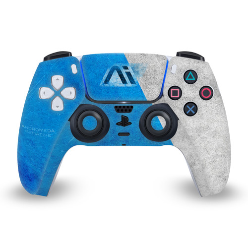 EA Bioware Mass Effect Andromeda Graphics Initiative Distressed Vinyl Sticker Skin Decal Cover for Sony PS5 Sony DualSense Controller