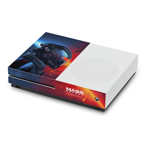 EA Bioware Mass Effect Legendary Graphics N7 Armor Vinyl Sticker Skin Decal Cover for Microsoft Xbox One S Console
