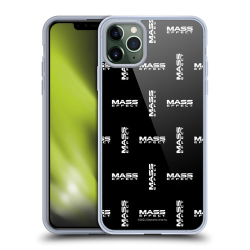 EA Bioware Mass Effect Graphics Logo Pattern Soft Gel Case for Apple iPhone 11 Pro Max & MagSafe