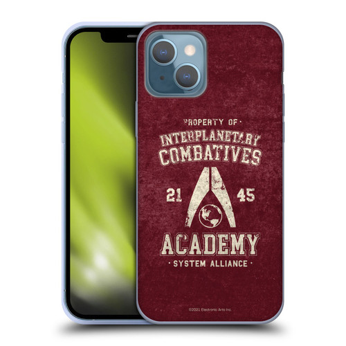 EA Bioware Mass Effect 3 Badges And Logos Interplanetary Combatives Soft Gel Case for Apple iPhone 13