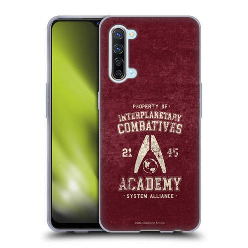 EA Bioware Mass Effect 3 Badges And Logos Interplanetary Combatives Soft Gel Case for OPPO Find X2 Lite 5G