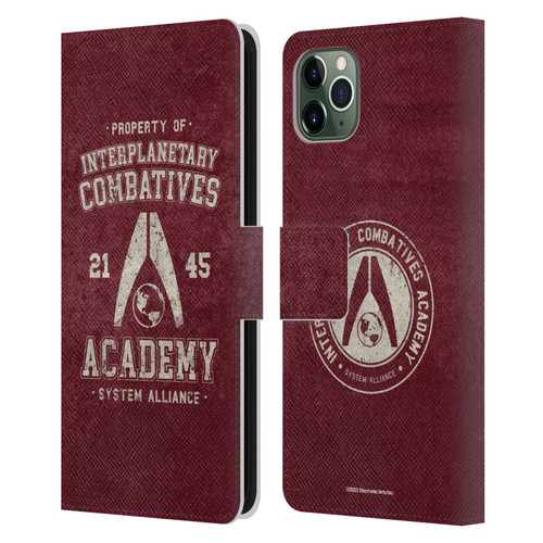 EA Bioware Mass Effect 3 Badges And Logos Interplanetary Combatives Leather Book Wallet Case Cover For Apple iPhone 11 Pro Max