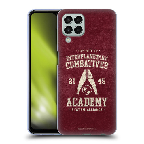 EA Bioware Mass Effect 3 Badges And Logos Interplanetary Combatives Soft Gel Case for Samsung Galaxy M33 (2022)