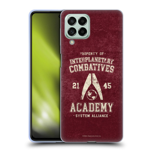 EA Bioware Mass Effect 3 Badges And Logos Interplanetary Combatives Soft Gel Case for Samsung Galaxy M53 (2022)